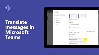 How to translate messages in Microsoft Teams [upl. by Nellad]