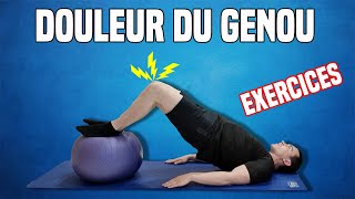 EXERCICES POUR SOULAGER LA DOULEUR DU GENOU Kiné [upl. by Ednil]