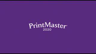 PrintMaster 2020 Tutorials  Print a Card [upl. by Nurav]