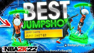 BEST JUMPSHOT in NBA 2K22 HOW TO GREEN EVERYTHING  BEST JUMPSHOT FOR EVERY BUILD [upl. by Aerdnua]