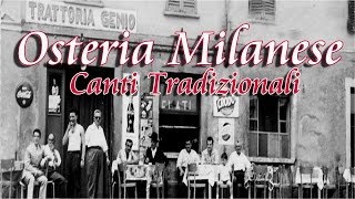 Osteria Milanese  Italian Folk Music Milan [upl. by Orgel]