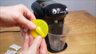 How to Descale a Bosch Tassimo Coffee Machine  EASY [upl. by Ansel704]