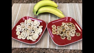 Bananas Dehydrating vs Freeze Drying [upl. by Adli]