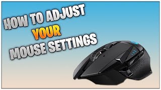 How To Adjust Your DPI and Settings  Logitech G502 Lightspeed GHub [upl. by Eniortna]