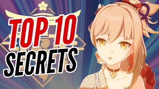 TOP 10 SECRETS OF INAZUMA YOU PROBABLY MISSED  GENSHIN IMPACT GUIDE [upl. by Elden]