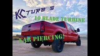 KC Turbos 10 Blade Stage 2 Turbo SOUND Loud Whistle [upl. by Brietta353]