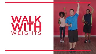 Walk With Weights  At Home Workout Videos [upl. by Hairabez]