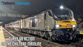 Class 68 ACTION on the Chiltern Mainline 180324 [upl. by Anhpad]