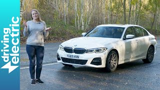 BMW 330e review – DrivingElectric [upl. by Lepley]