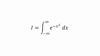 The Gaussian Integral [upl. by Adelbert]