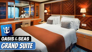 Oasis of the Seas  1BR Grand Suite Tour amp Review 4K  Royal Caribbean Cruise [upl. by Adnarim929]