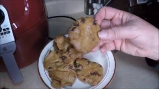 Air Fryer Instant Cookies Cooks Essentials amp Toll House Cookie Dough [upl. by Paxon]