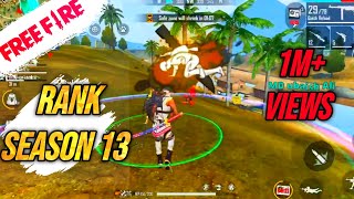 Season 13 FREE FIRE FIRST SQUAD RANKED GAME PLAY IN FF LIVE  GAITONDE [upl. by Enywad745]