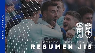 Resumen Real Oviedo  Granada CF J15 [upl. by Lonna]