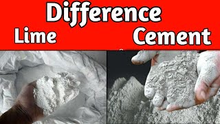 Difference Between Cement and Lime  cement and Lime  Civil Engineering In 2 Min [upl. by Featherstone748]