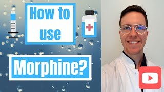 How and When to use Morphine Maracex Oramorph Sendolor  For Patients [upl. by Knut]