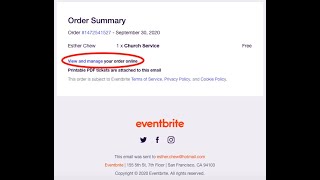 How to Edit or Delete Your Eventbrite Registration [upl. by Nalon767]