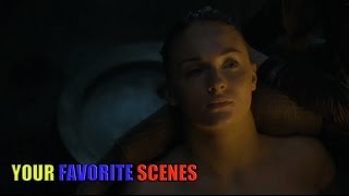 Game of Thrones S05E06  Sansa Stark Bathing [upl. by Ialocin]