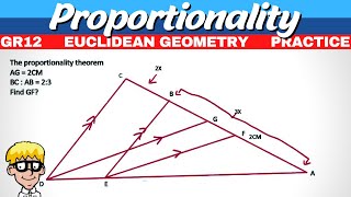 Grade 12 Proportionality Theorem 4 [upl. by Lyontine133]