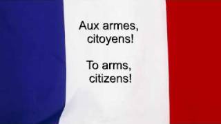 quotLa Marseillaisequot  France National anthem French amp English lyrics [upl. by Albur]