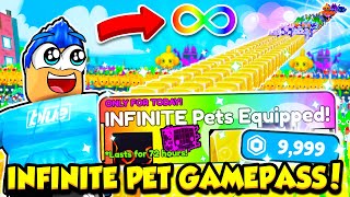 BUYING THE INFINITE PET GAMEPASS IN PET SIMULATOR X [upl. by Ohcirej]