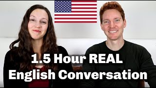 15 HOUR English Conversation Lesson [upl. by Weixel]