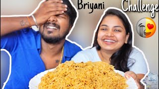 BRIYANI EATING CHALLENGE I cheated Ram 🤣 [upl. by Meagan]