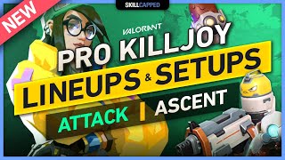 NEW KILLJOY ATTACK LINEUPS amp SETUPS on ASCENT Nanoswarm Turret Alarmbot Ultimate [upl. by Cohberg217]