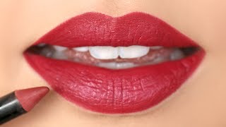 HOW TO Apply Lip Liner For Beginners  chiutips [upl. by Ekoorb329]