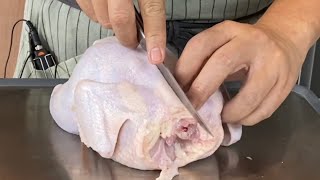 How to Debone a Whole Chicken Easily  How to Remove Bones from Chicken [upl. by Ainimreh860]