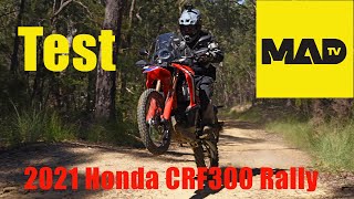 Test 2021 Honda CRF300 Rally  a thorough review [upl. by Aninad]