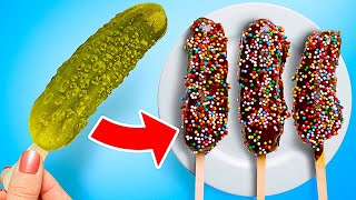 Hungry For Pranks  Cool DIY Food Pranks by 123 GO [upl. by Nellac]