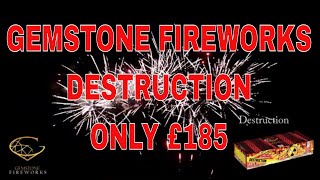 Destruction By Gemstone Fireworks  Middleton Firework Shop 2023 Range [upl. by Lona]