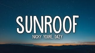 Nicky Youre dazy  Sunroof Lyrics [upl. by Denny]