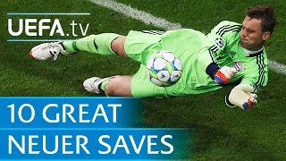 Ten great Manuel Neuer saves [upl. by Ybbed]