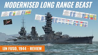 IJN Fuso 1944  Ship Review War Thunder [upl. by Ettari932]