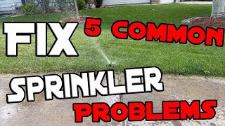 How to Fix 5 Common Sprinkler Head Issues [upl. by Mail]