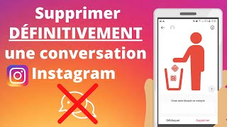 Supprimer DÉFINITIVEMENT une conversation Instagram Avec MeDesinscrireFr [upl. by Durware]