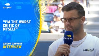 Grigor Dimitrov Interview  2024 US Open PreTournament [upl. by Ahtilat]