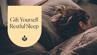 Deepak Chopra Gift Yourself Restful Sleep A Guided Meditation [upl. by Amiaj]