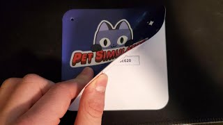 PET SIMULATOR X TITANIC RED CAT CODE [upl. by Acsecnarf]