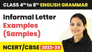 Informal Letter Examples Samples  Informal Letter Structure Example  Class 4  8 English Grammar [upl. by Paynter]