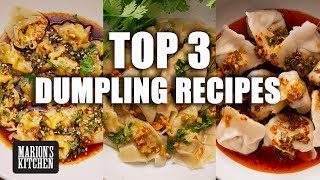 Top 3 Dumpling Recipes  Marions Kitchen [upl. by Broida]