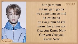 NCT U  Know Now Easy Lyrics [upl. by Arikihs]