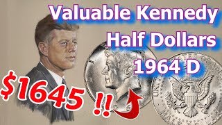 Valuable 1964 Kennedy Half Dollar Varieties Worth Money [upl. by Eruza]