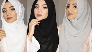 SIMPLE FULL COVERAGE HIJAB STYLES [upl. by Silenay421]