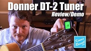 Donner DT2 Clip on TunerquotReviewDemo [upl. by Yee]