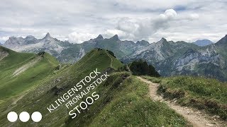 Klingenstock Fronalpstock Gratwanderung Stoos Schweiz [upl. by Grados]