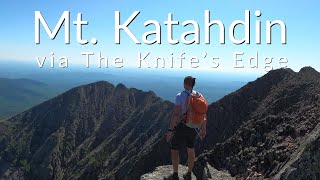 Mt Katahdin via the Knifes Edge [upl. by Ahselak983]