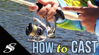 Fishing 101 Made Easy with Simple Spinning Reel Casting [upl. by Alodi]